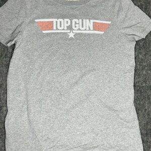 Abercrombie & Fitch Gray Top Gun Tee